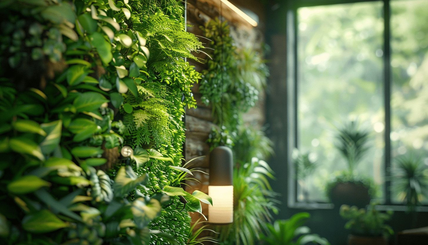 Création d'un mur végétal intérieur bienfaits et conseils pour un espace de vie revitalisé